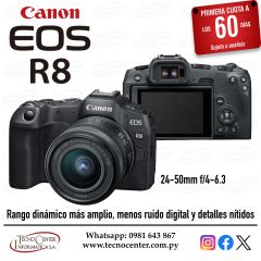 Cámara Canon EOS R8 Kit 24-50mm
